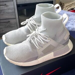 adidas Gray Primeknit Sneakers